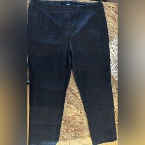 Soft Surroundings 1X elastic waist jeans